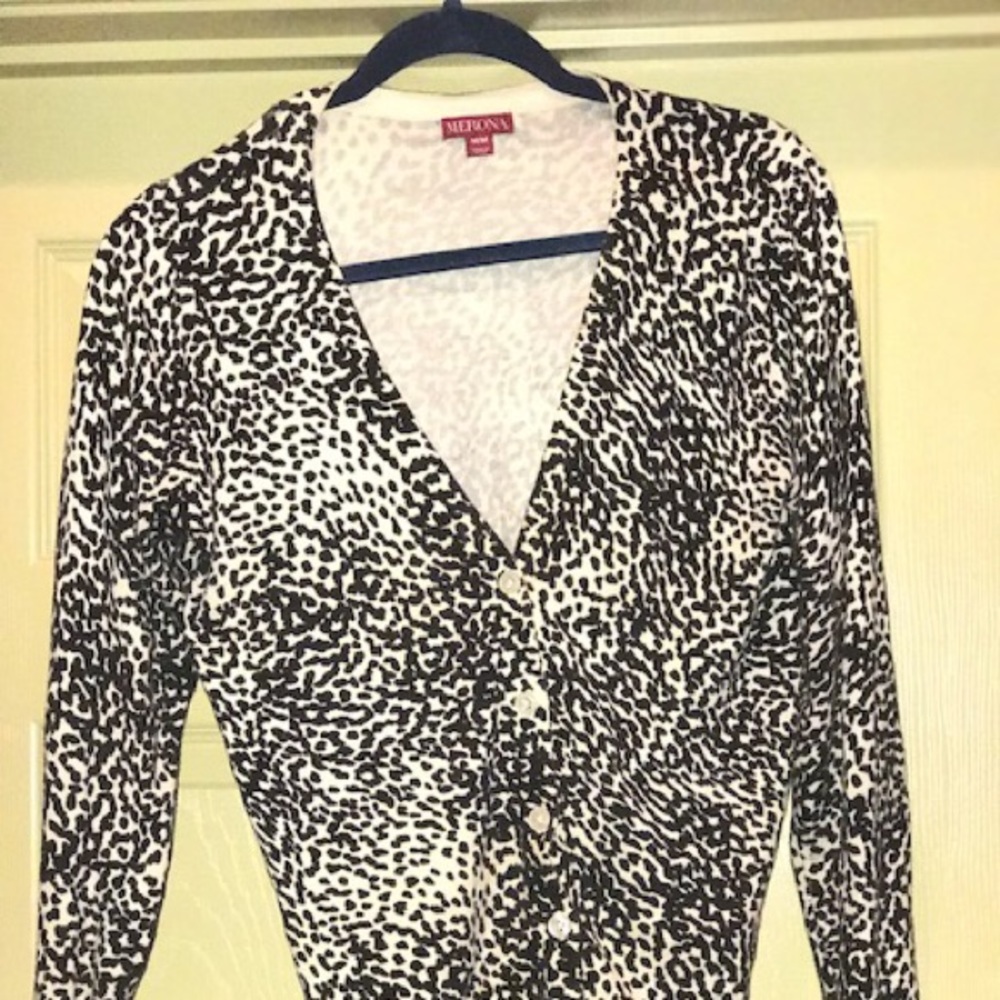 Merona Cheetah Print Cardigan